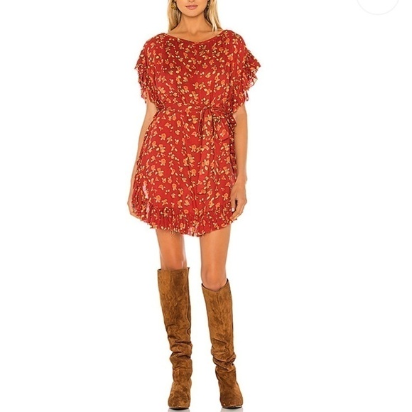 NWOT JEN’S PIRATE BOOTY Valencia Kaftan Mini Dress - Picture 2 of 16